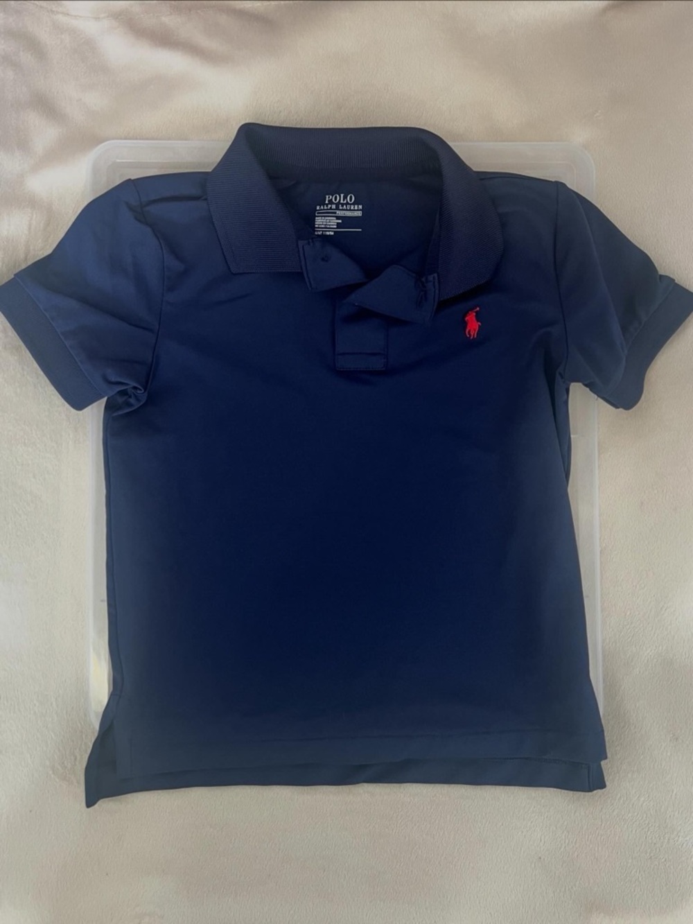 Polo by Ralph Lauren Navy Polo with Preppy Red Pony Logo